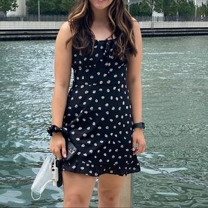 Abercrombie Black/dark navy floral dress